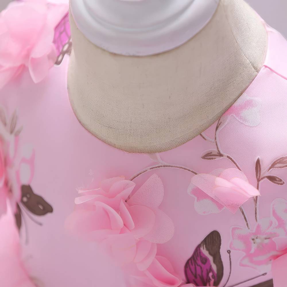 Robe Princesse Bébé Fille Fleurie – Dahlia