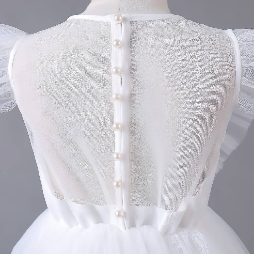 Robe Princesse Blanche Bébé Fille – Neige