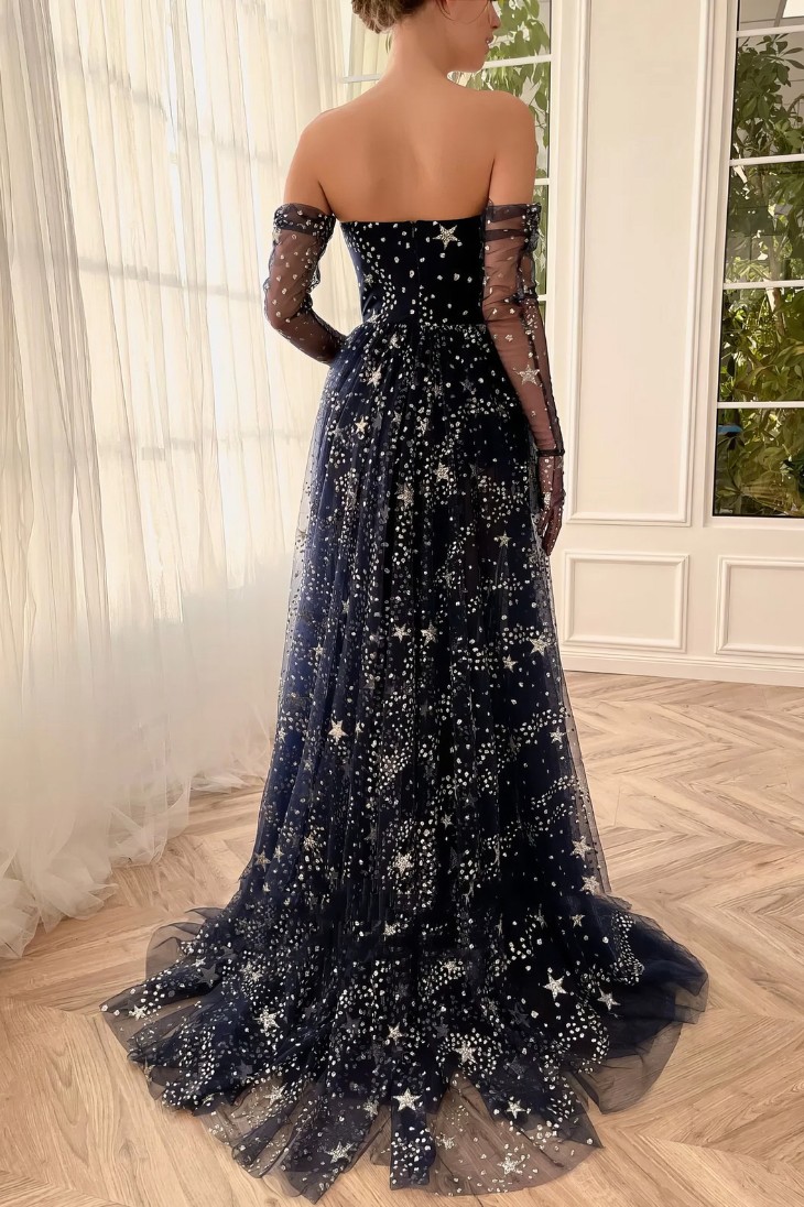 Robe Étoilée Col Princesse – Coline