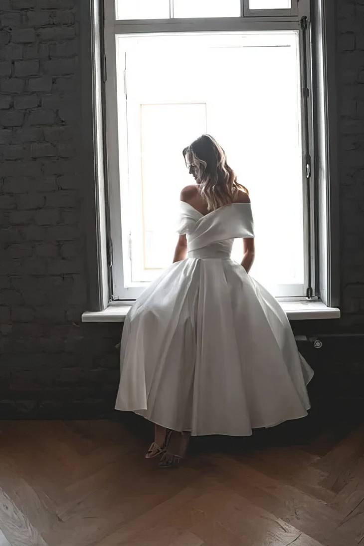 Robe de Mariée Épaule Dénudée Princesse – Aurora