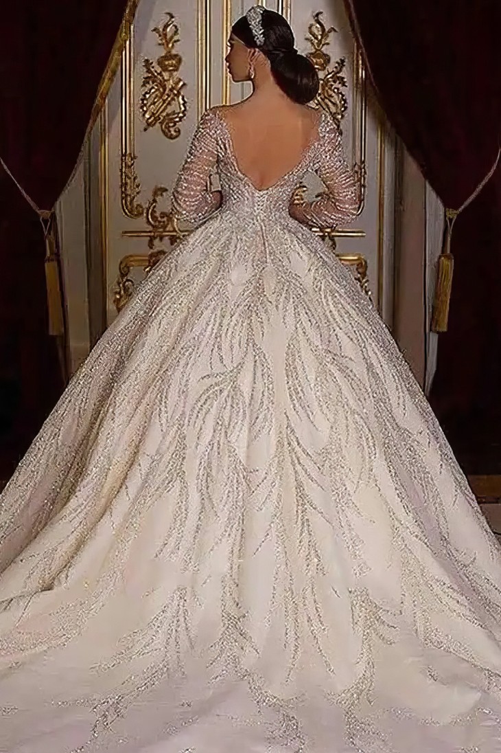 Robe de Mariée Princesse Branches Scintillantes – Étincelle