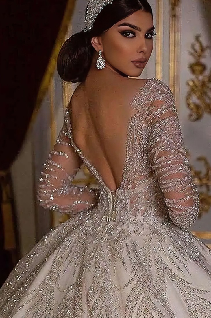 Robe de Mariée Princesse Branches Scintillantes – Étincelle
