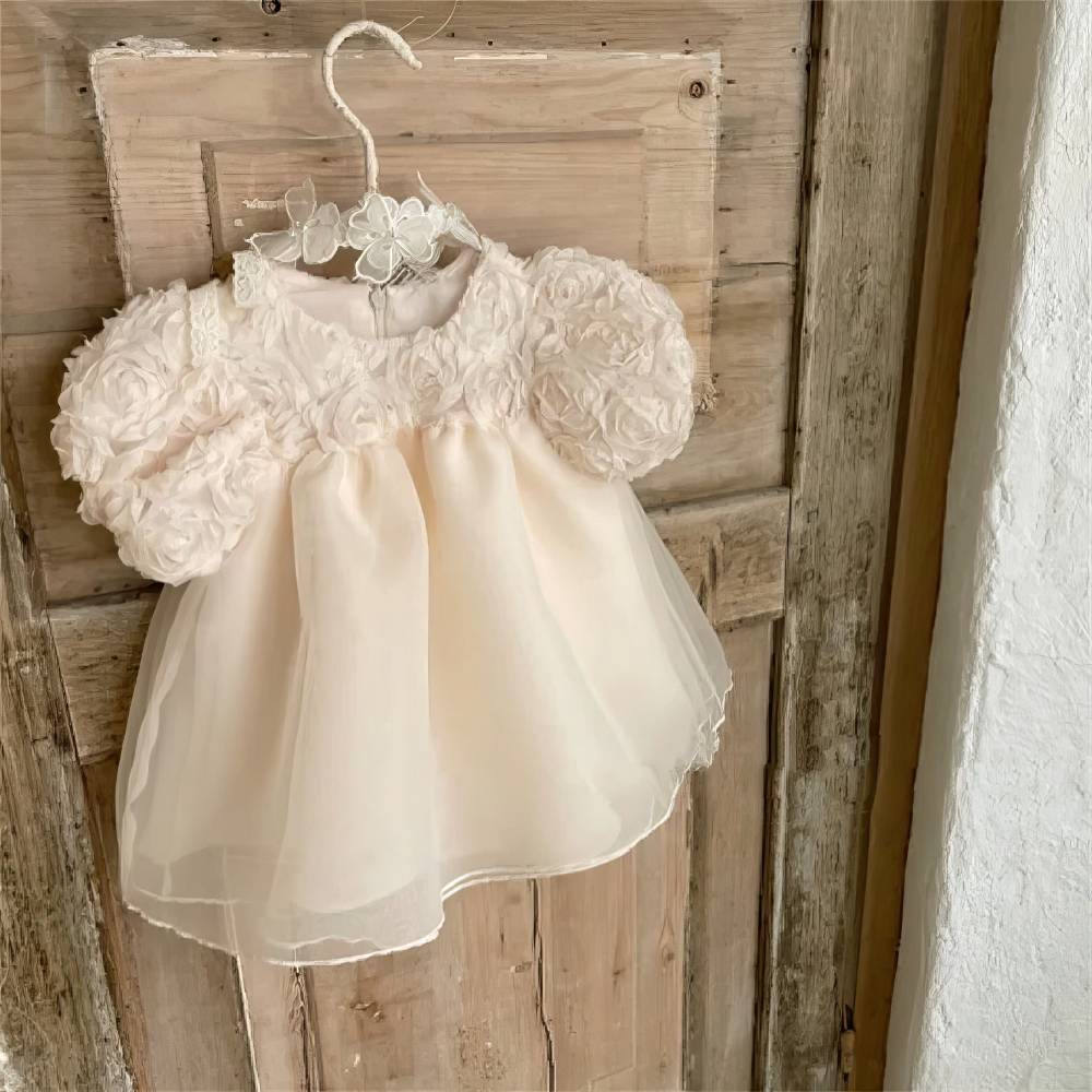 Robe Princesse Bébé Manches Bouffantes – Bérénice