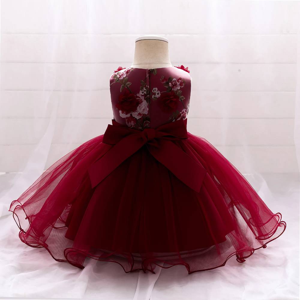 Robe Princesse Bébé Fille Fleurie – Dahlia