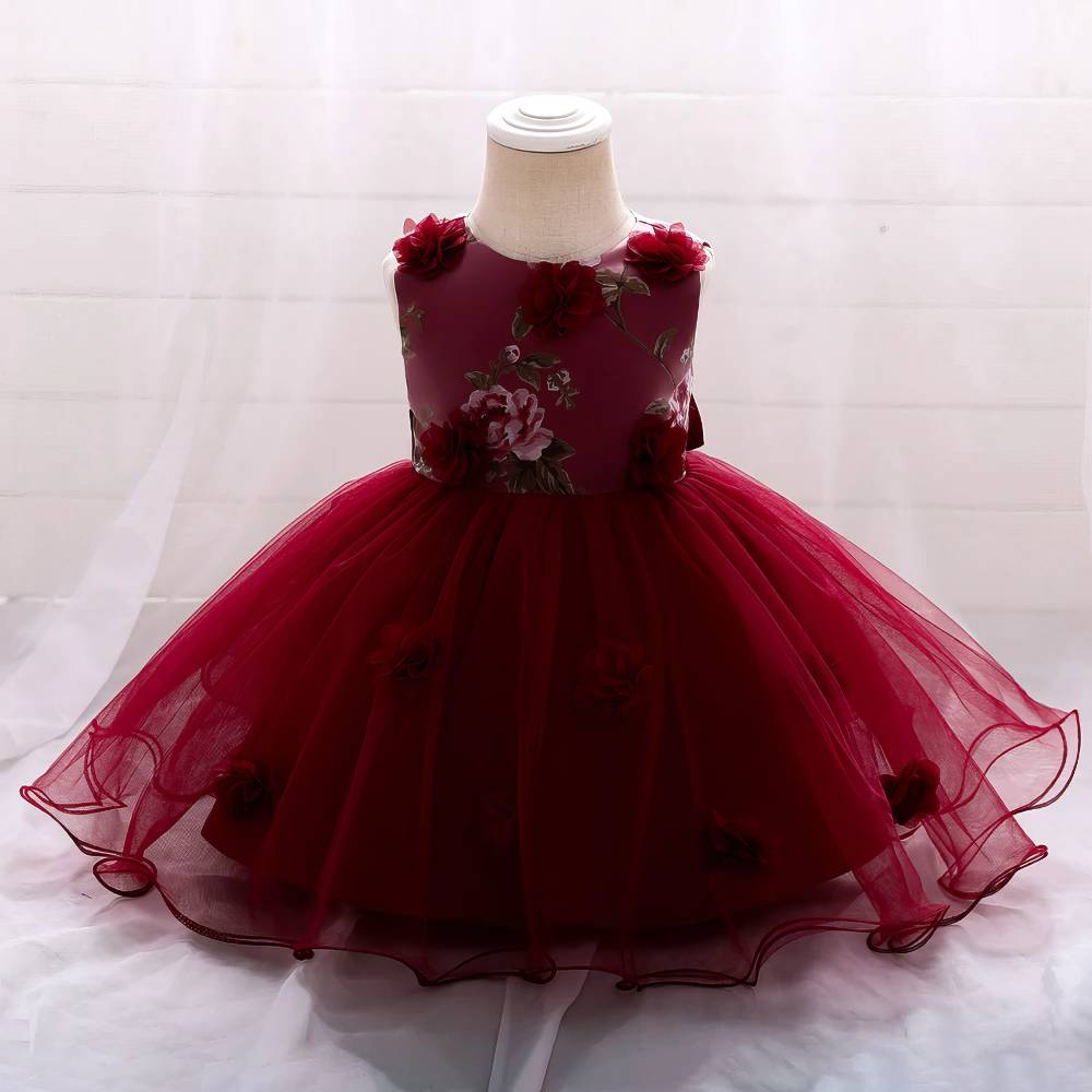 Robe Princesse Bébé Fille Fleurie – Dahlia