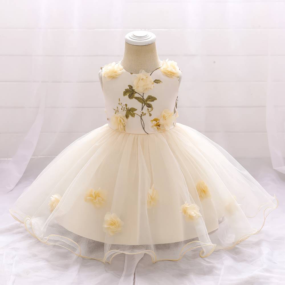 Robe Princesse Bébé Fille Fleurie – Dahlia