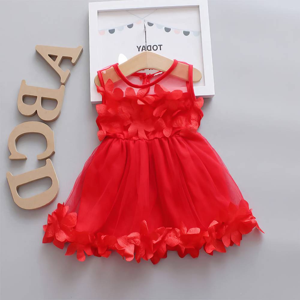 Robe Princesse Bébé Fille Pétales de Fleurs – Petal