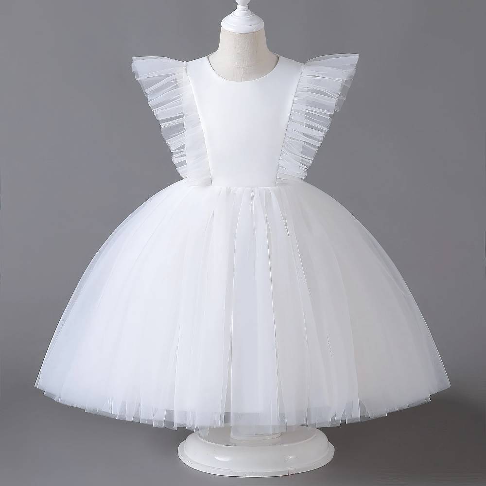 Robe Princesse Blanche Bébé Fille – Neige