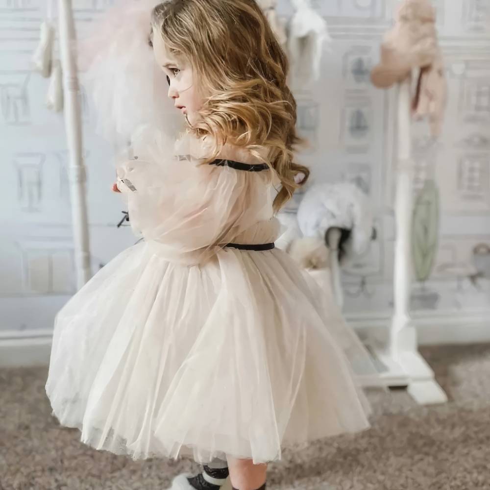 Robe Princesse Blanche Fille Cérémonie – Céline
