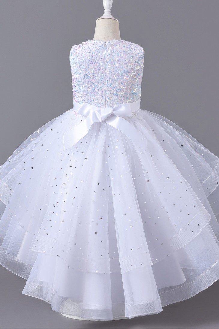 Robe Princesse Fille Paillette Fantaisie – Luna