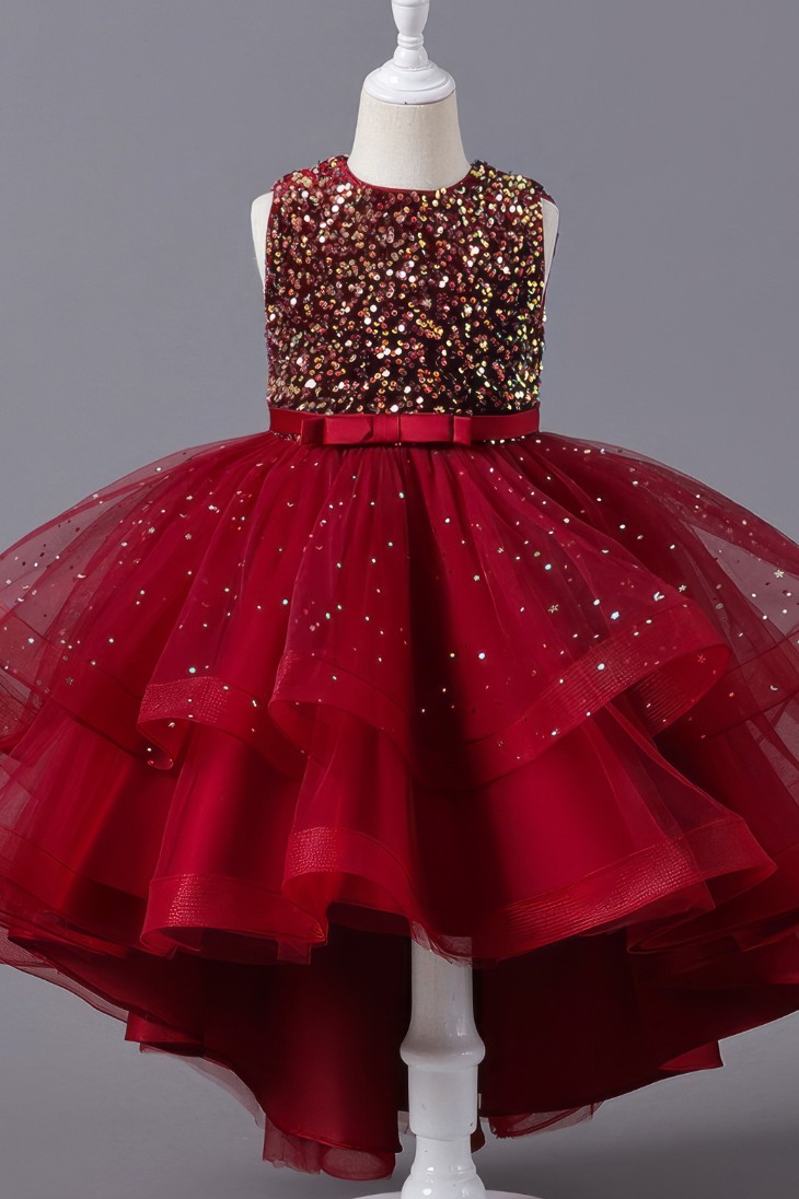 Robe Princesse Fille Paillette Fantaisie – Luna