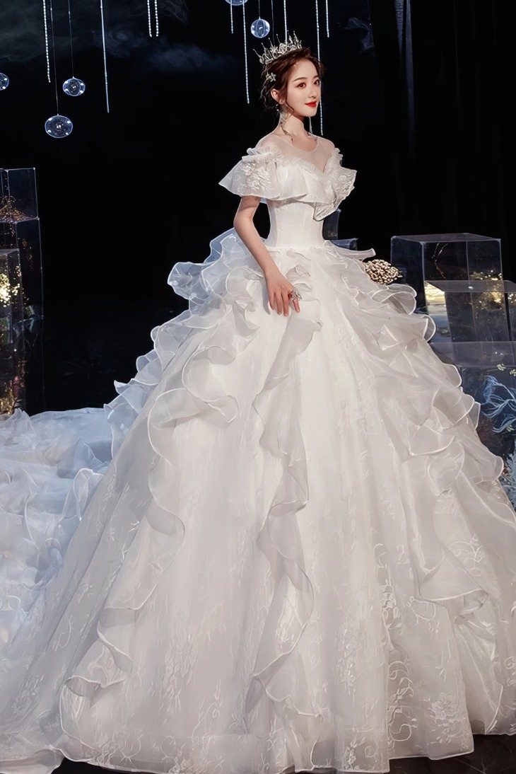 Robe Princesse de Mariée Grande Taille – Serena