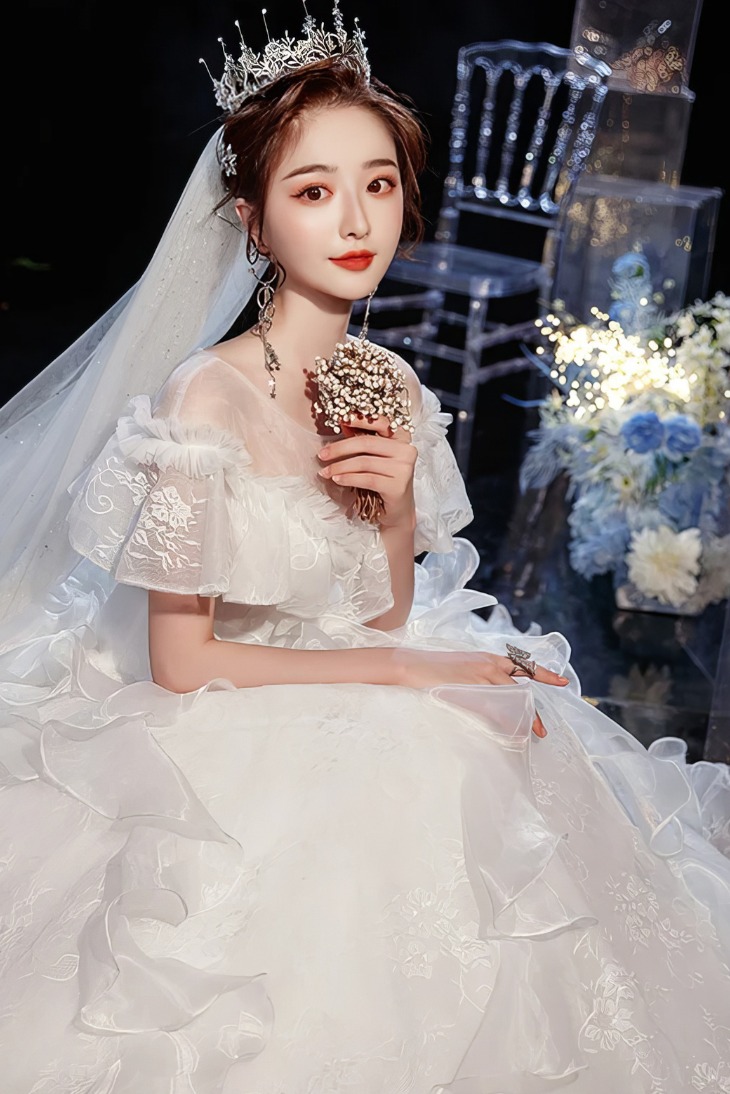 Robe Princesse de Mariée Grande Taille – Serena
